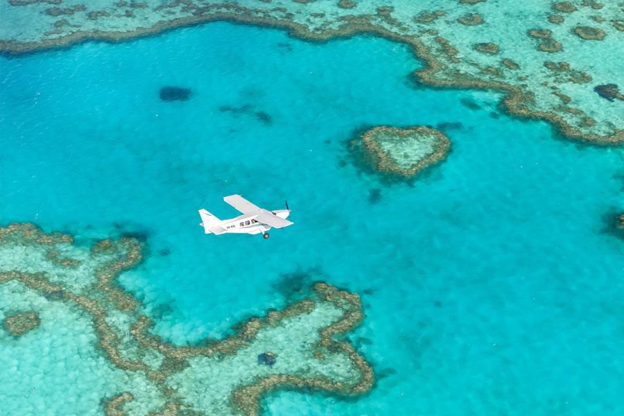 hero image for Great Barrier Reef 1hour Scenic Flight